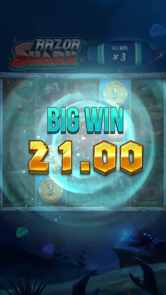 Razor Shark Big Win