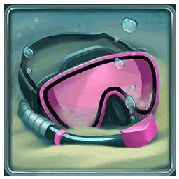 Razor Shark Symbol Taucherbrille
