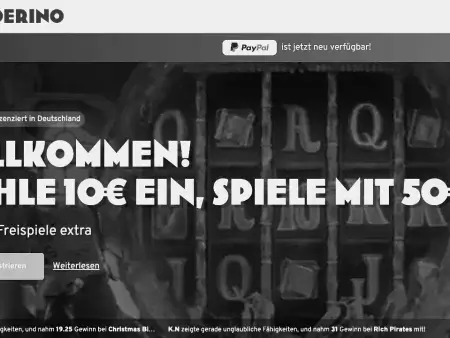 Wunderino Alternative: 3 bessere Online-Casinos 2025